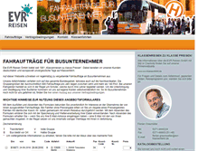 Tablet Screenshot of evr-bus.de